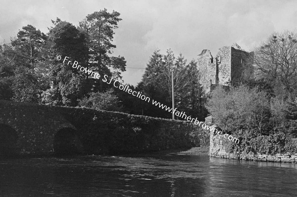 ABBEY FROM RIVER AT ABBEY BRIDGE